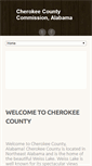 Mobile Screenshot of cherokeecounty-al.gov